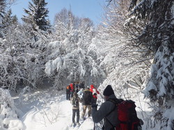 Randonnée Raquettes avec Les Vadrouilleurs du Val du Cher à Super Besse 09 février 2013