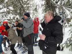 Randonnée Raquettes avec Les Vadrouilleurs du Val du Cher à Super Besse 09 février 2013