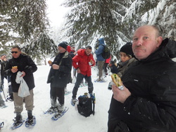 Randonnée Raquettes avec Les Vadrouilleurs du Val du Cher à Super Besse 09 février 2013