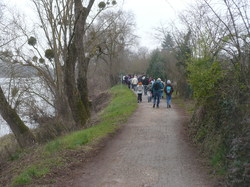 Randonnée Rochecorbon de 14 et 8 km 03/03/2013