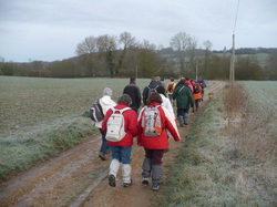 Randonnée Villebourg 03 février 2013